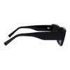 Luna Polarised Sunglasses in Black Brown