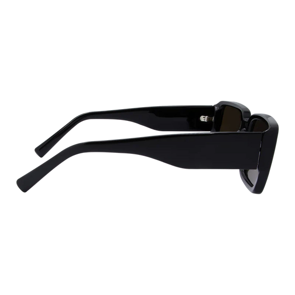 Luna Polarised Sunglasses in Black Brown
