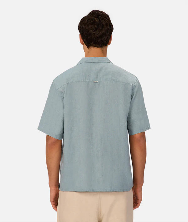 Mens St Martins Short Sleeve Shirt in Marine