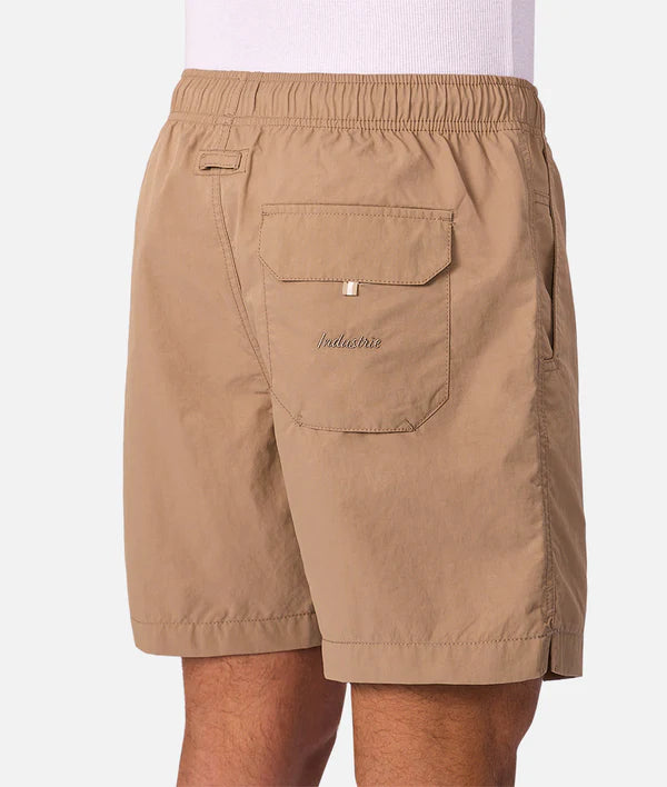 Mens Azure Swim Shorts in Biscotti