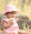 Baby Sunhat - Matilda in Desert Rose Blossom