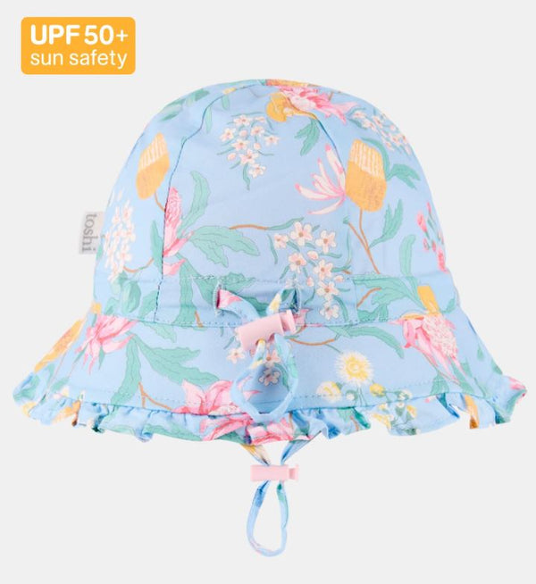Baby Sunhat - Matilda in Waratah Sky