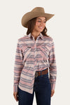 Ringers Western Millicent Womens Flannel in Rosey Pink