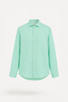 James Harper Pure Linen Long Sleeve Men's Shirt in Mint