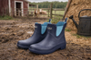 Ladies Thomas Cook Wynyard Jersey Gumboot in Navy/Pale Blue