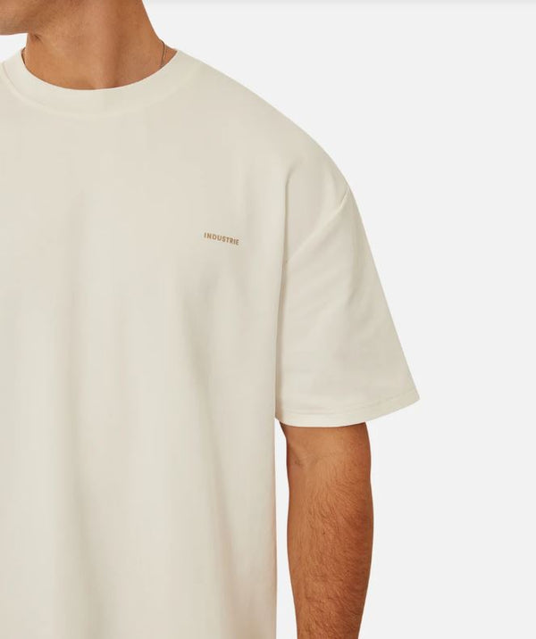 The Newport Mens Tee in Chalk