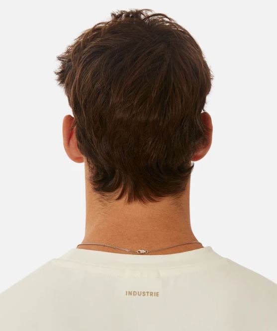 The Newport Mens Tee in Chalk