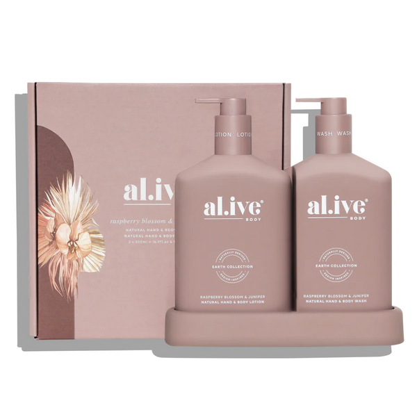 al.ive BODY - Raspberry Blossom & Juniper Hand & Body Wash/Lotion Duo