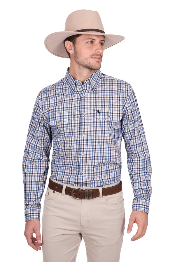 Men's Thomas Cook Patrick Check 2 Pocket Long Sleeve Shirt