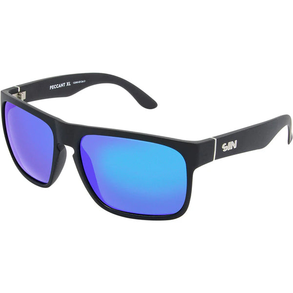 SIN Sunglasses - Peccant - Matt Black / Ice Blue