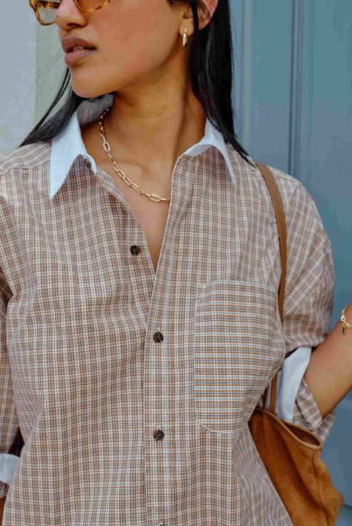 Ladies Peta Oversized Fit Shirt