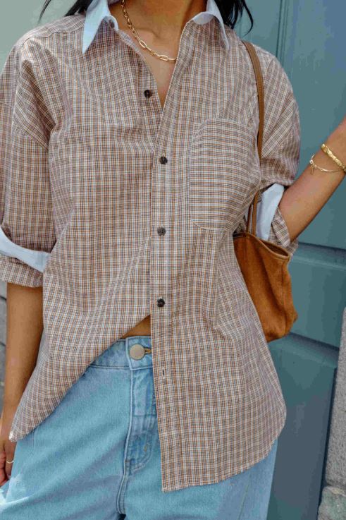 Ladies Peta Oversized Fit Shirt