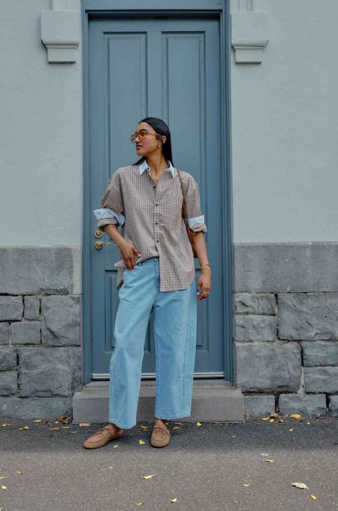 Ladies Peta Oversized Fit Shirt