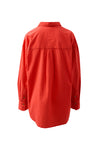 Women's Peta Oversized Shirt in Heriatge Red