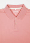 Men's Pique Polo in Coral
