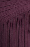 Womens Amara Knit Top in Dark Plum