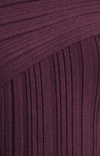 Womens Amara Knit Top in Dark Plum