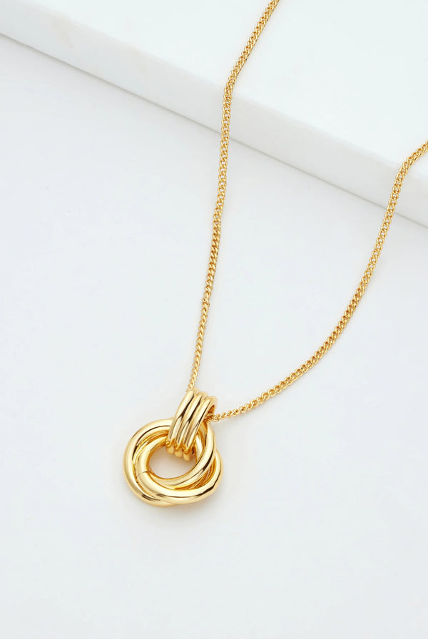 Zafino Poppy Necklace in Gold