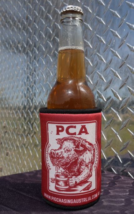 Pig Chasing Australia Pub Boar Stubby Cooler