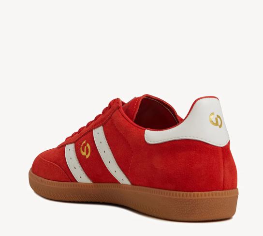 Ladies Goodsole 2001 Parallel Sneaker in Aurora Red