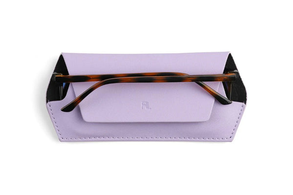 FOX AND LEO - Glasses Case in Lilac