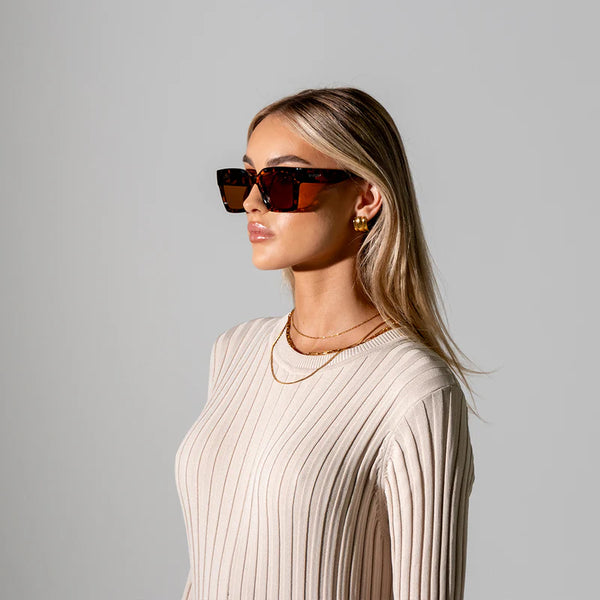 Rhodes Sunglasses in Tortoise Brown