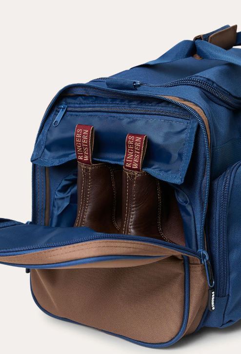 Ringers Western Rider Go Sports Bag in Navy/Brown