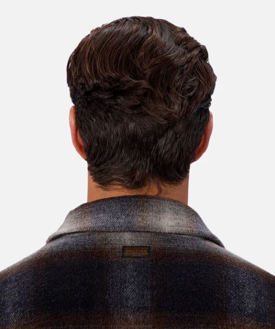 The Riverton Check Jacket in Black Brown Combo