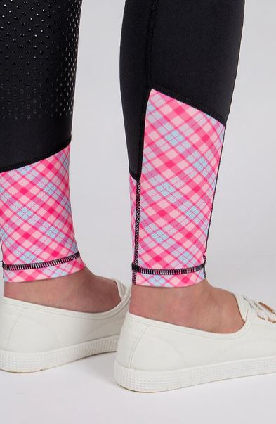 Ladies BARE Equestrian Performance Riding Tights in Roseberry