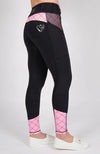 Ladies BARE Equestrian Performance Riding Tights in Roseberry