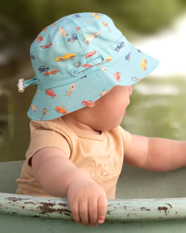 Toddler Sunhat - Ryder - Utes in Teal