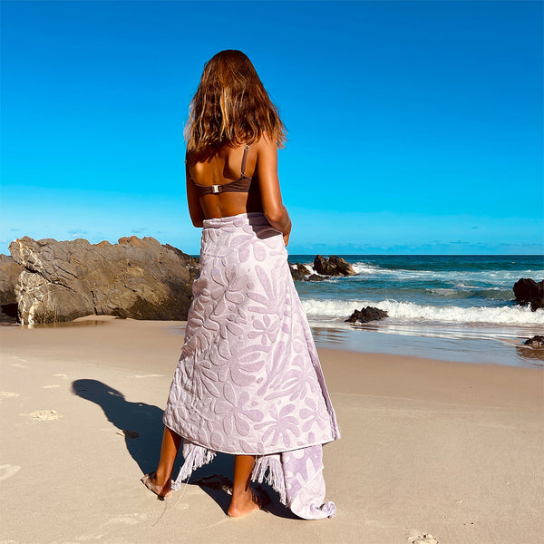 SUNNYLiFE - Luxe Towel Rio Sun Pastel Lilac