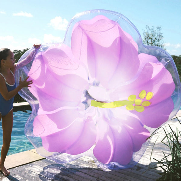 SUNNYLiFE - Luxe Lie-On Float Hibiscus Pastel Lilac