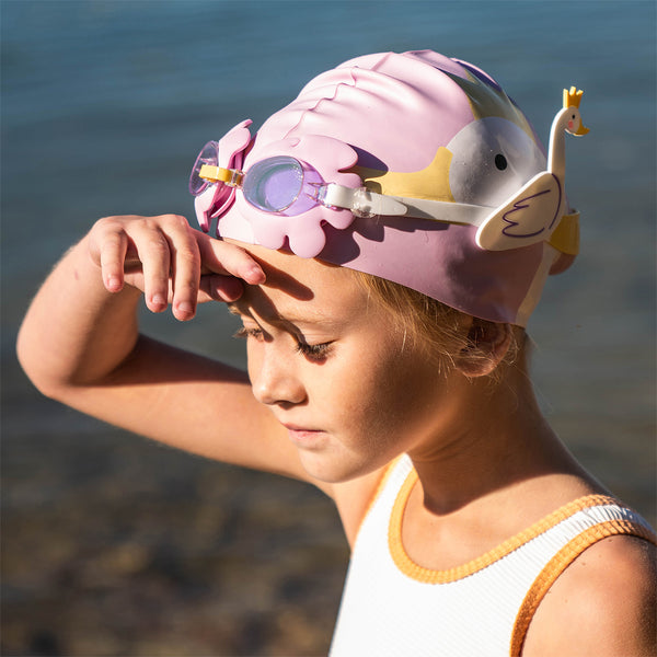 SUNNYLiFE - Kids Swim Googles Princess Swan Multi