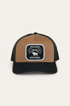 Ringers Western Shotgun Trucker Cap in Clay Black