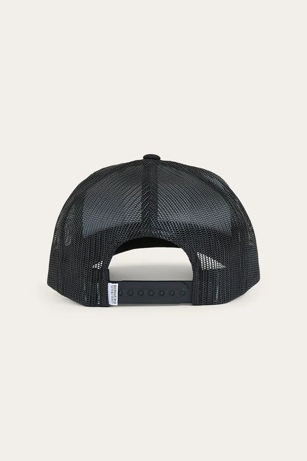 Ringers Western Shotgun Trucker Cap in Clay Black