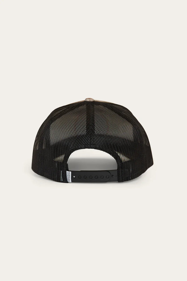 Ringers Western Signature Bull Trucker Cap - Leaf Camo/Orange