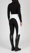 BARE Sculpt Hybrid Riding Breeches - White/Black Seat