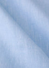 Men's Long Sleeve Linen Blend Shirt in Sky Blue