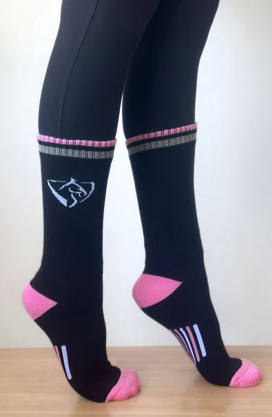 BARE Ladies Cotton Paddock Sock in Kali