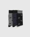 Men's Socks - Dogs-A-Plenty Three Pack Socks in Multi