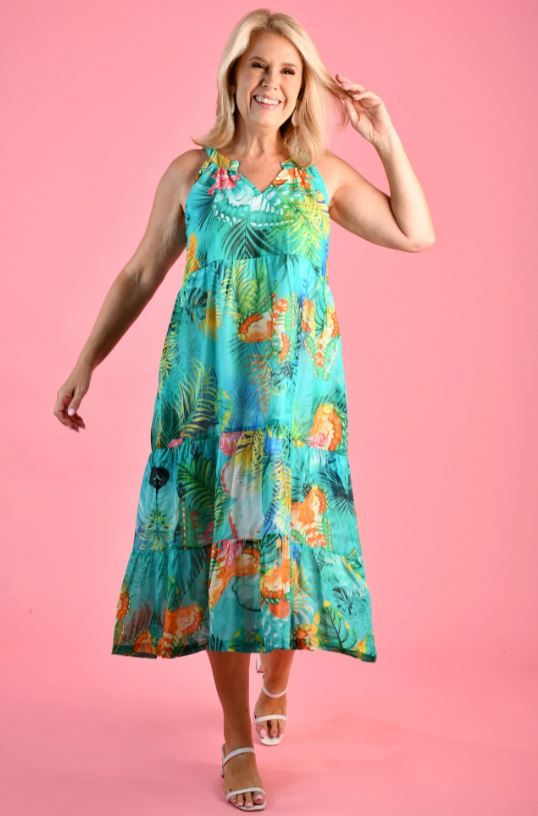 Ladies St Lucia Midi Dress