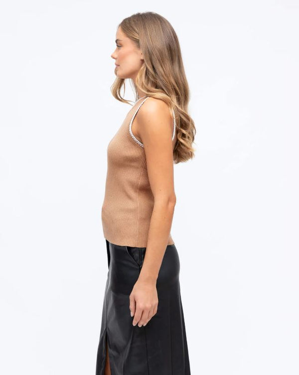 Whip Stitch Detail Tank Top