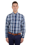 Men's Sean Check 2-Pocket Long Sleeve Shirt