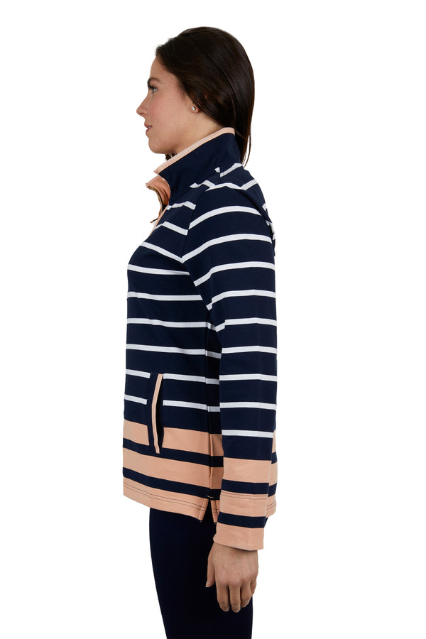 Thomas Cook Andorra Stripe 1/4 Zip Rugby