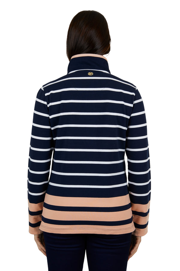 Thomas Cook Andorra Stripe 1/4 Zip Rugby