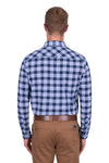 Men’s Dale Check Linen Blend Long Sleeve Shirt