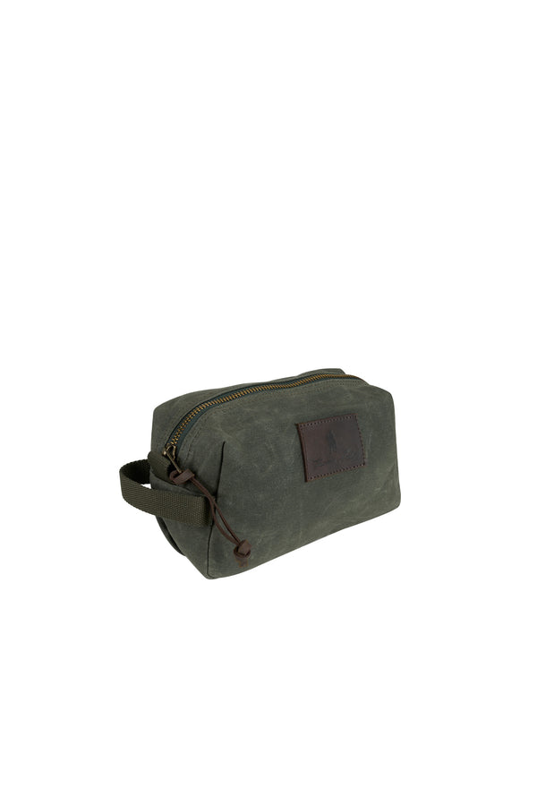 Thomas Cook Men's Mason Wash Bag in Olive