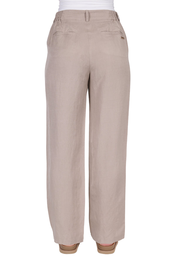 Thomas Cook Kathy Linen Pleat Pant in Natural