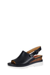 Women's Esna Wedge Sandal in Black